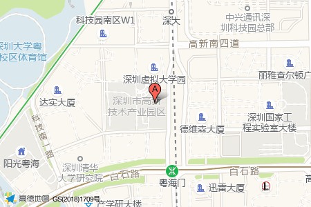 高新技术产业园周边交通位置图