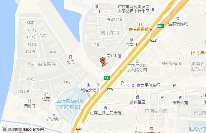 广州1935交通位置地图