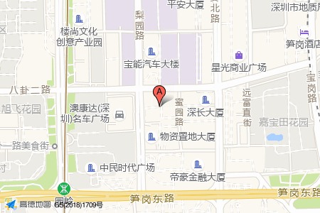 HALO广场周边交通位置图