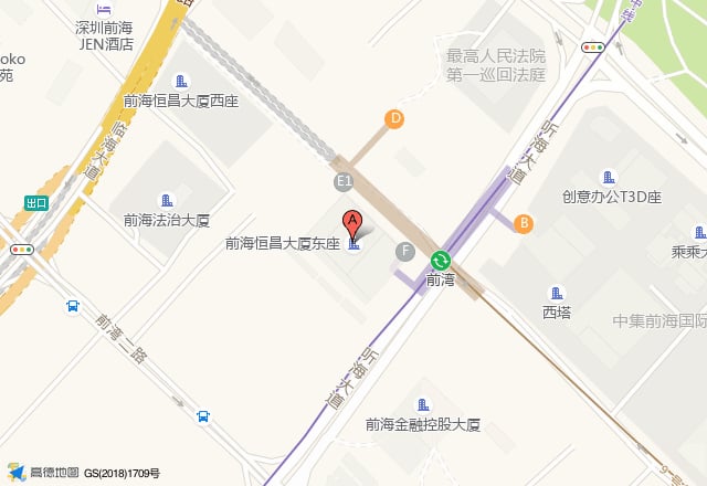 恒昌科技大厦交通位置地图