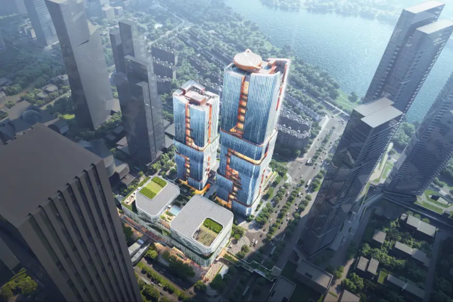 京东集团深圳总部大厦项目建筑效果图