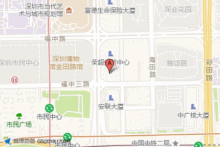 诺德金融中心周边交通位置图