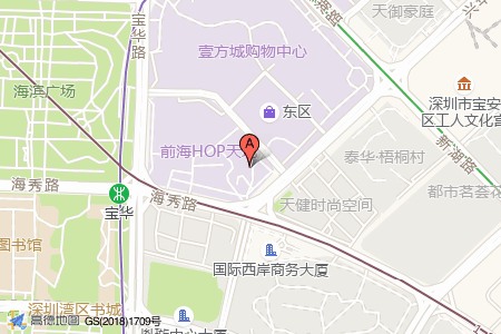 HOP国际大厦周边交通位置图