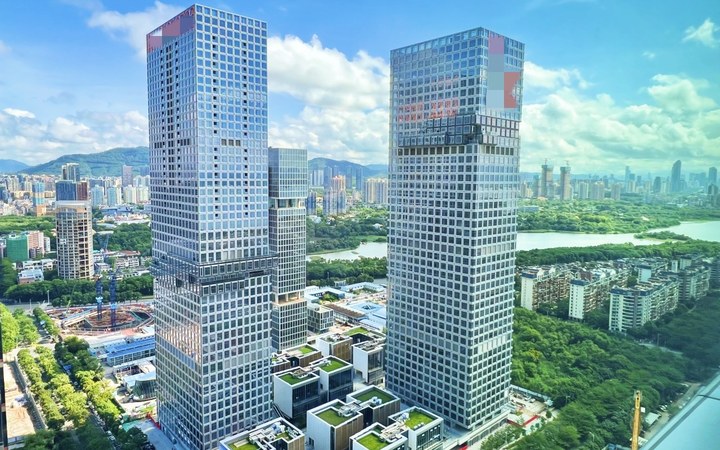 神州数码国际创新中心双塔建筑实景