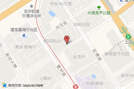 淘金地大厦周边交通位置图