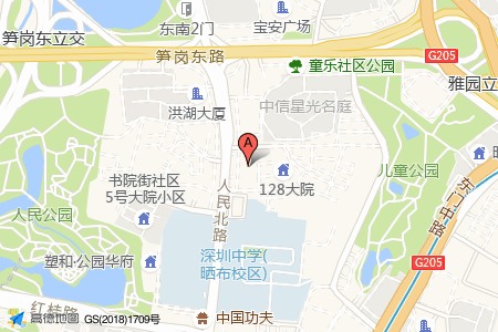 物资大厦周边交通位置图