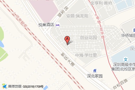 向荣商务大厦周边交通位置图