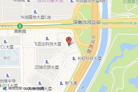 先健科技大厦周边交通位置图