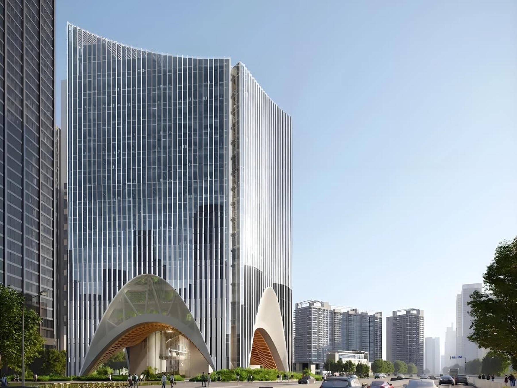 先进显示大厦项目建筑形象