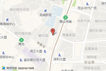 西海岸大厦周边交通位置图