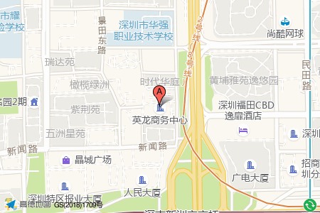 英龙商务中心周边交通位置图