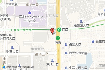 兆邦基金融大厦周边交通位置图