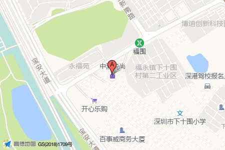 中润悦尚周边交通位置图