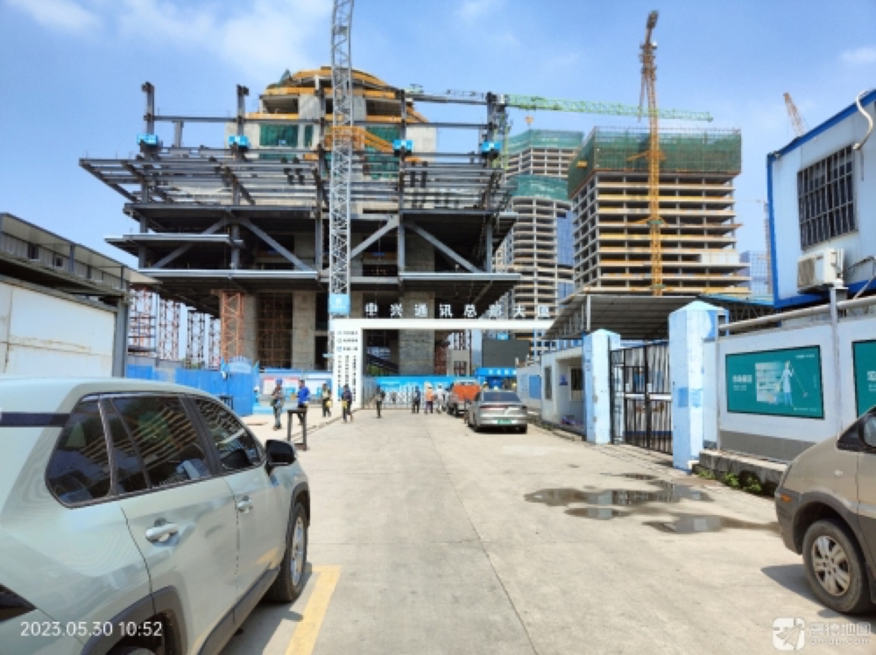 中兴通讯总部大厦项目塔楼实景