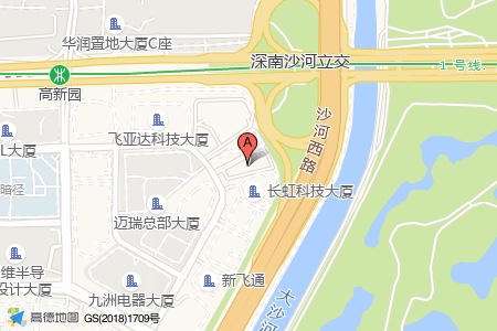 中星微大厦周边交通位置图