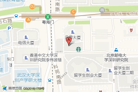 彩讯科技大厦周边交通位置图