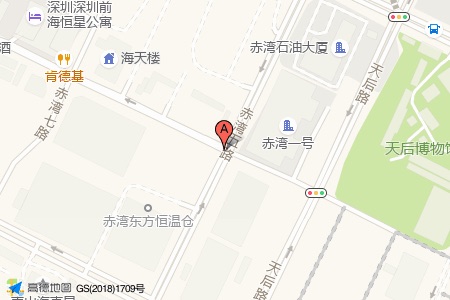 赤湾创新港周边交通位置图