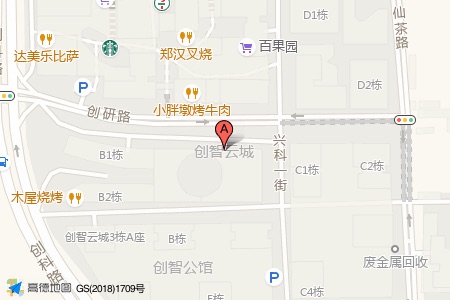 创智云城周边交通位置图
