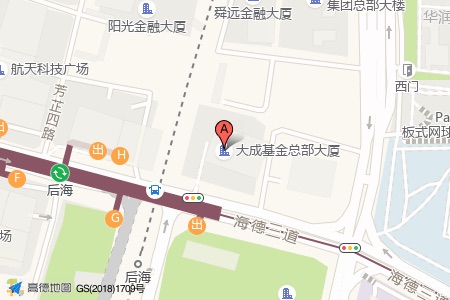 大成基金总部大厦周边交通位置图