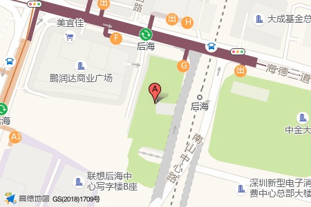 大家财险总部大厦周边交通位置图
