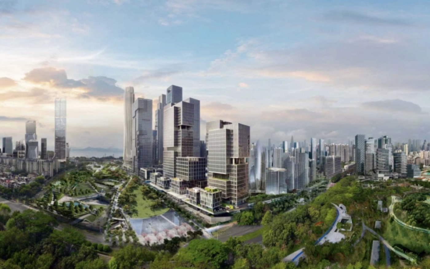 东方湾国际中心实景图