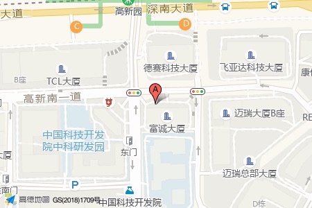 富诚科技大厦周边交通位置图