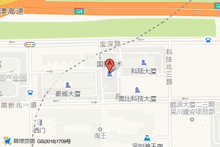 国民技术大厦周边交通位置图