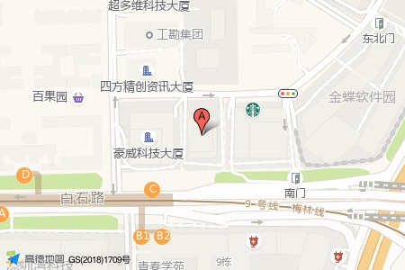 国信投资大厦周边交通位置图