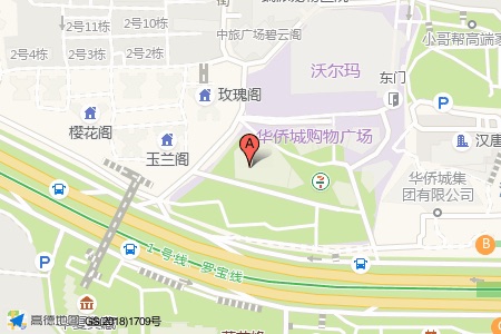 华侨城集团大楼周边交通位置图