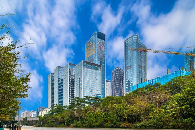 华润置地大厦实景图