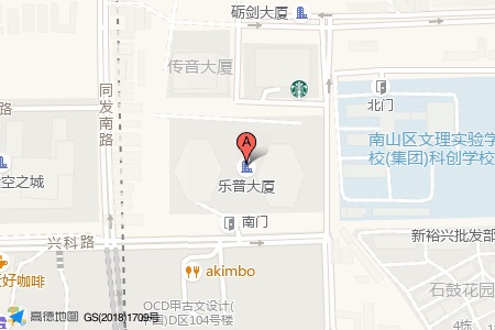 乐普大厦周边交通位置图