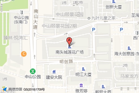 莲花广场周边交通位置图