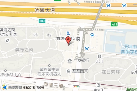 闽泰大厦周边交通位置图