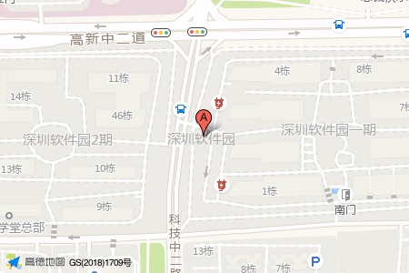 南山软件园(深圳软件园)周边交通位置图