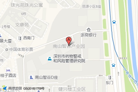 南山智谷产业园周边交通位置图