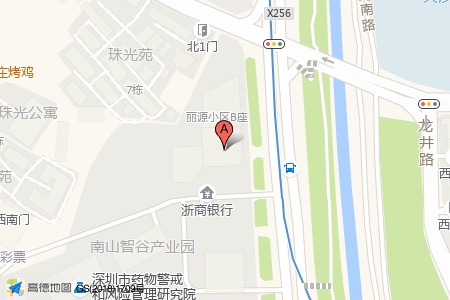 南山智谷大厦周边交通位置图