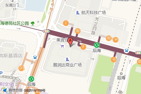 鹏润达大厦(鹏润达商业广场)周边交通位置图