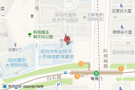 深港产学研基地周边交通位置图