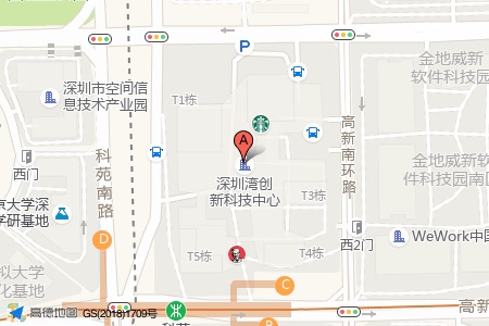 深圳湾创新科技中心周边交通位置图