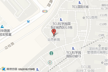 TCL国际E城大厦周边交通位置图