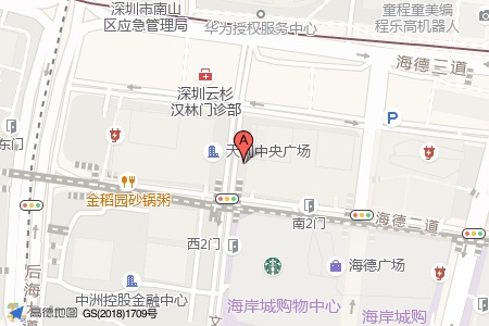 天利名城周边交通位置图