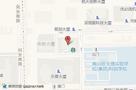 天珑移动大厦周边交通位置图