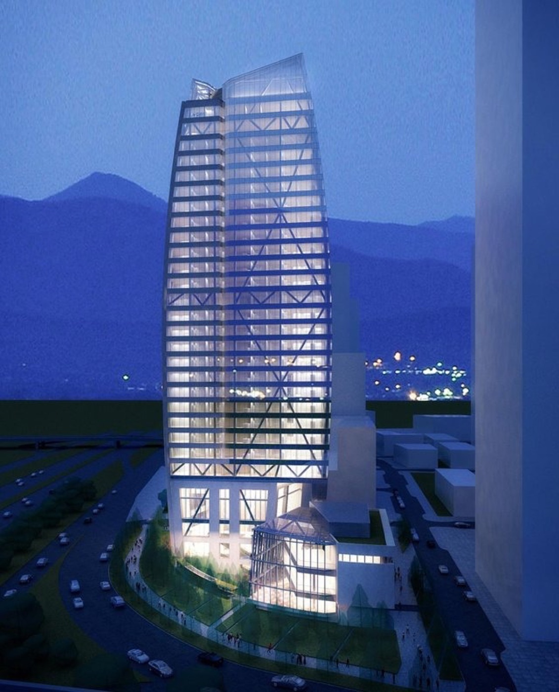 五矿金融大厦实景图