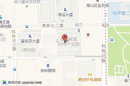 新奥林大厦(金汇球大厦)周边交通位置图