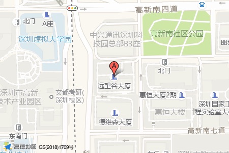 远望谷大厦周边交通位置图
