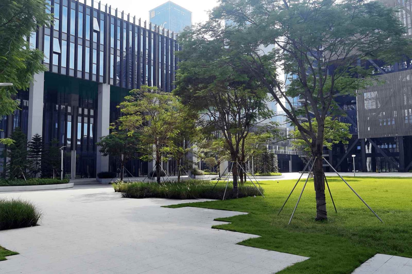 粤港澳青年创业区实景图