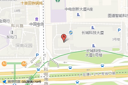 长城计算机大厦周边交通位置图