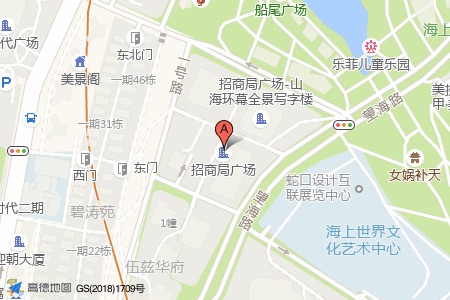 招商局广场周边交通位置图