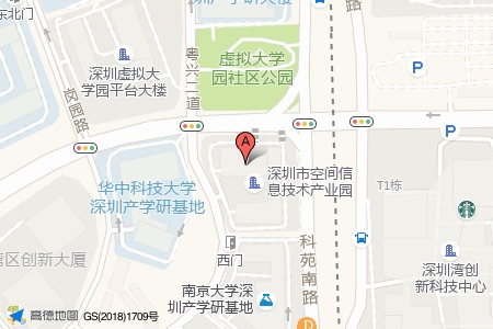 质地大学产学研基地周边交通位置图