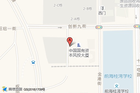 中国风投大厦周边交通位置图